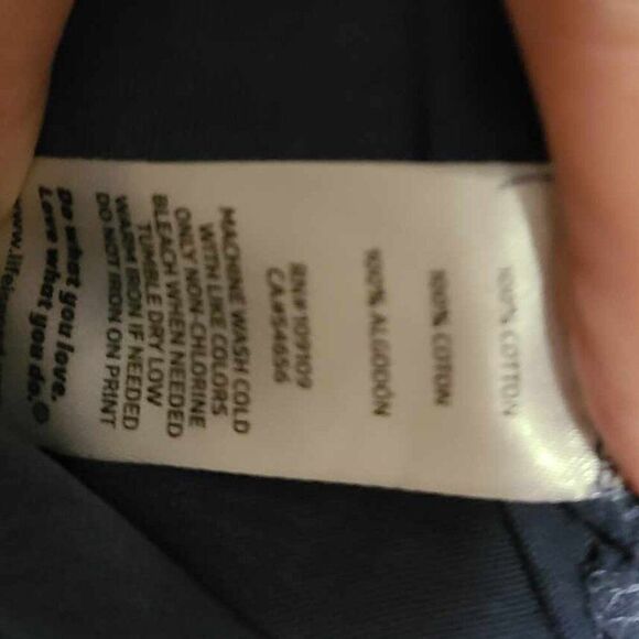 Life is Good "Believe There is Good" Navy Long Sleeve Tee size Medium - Picture 11 of 13